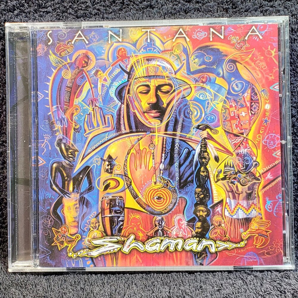 VINTAGE SANTANA...SHAMAN...COMPACT DISC...FEATURING...THE GAME OF LOVE...2002